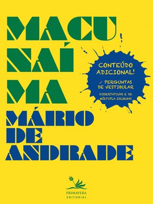 cover image of Macunaíma